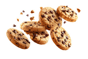 Falling Cookies Vinyl Car Decal Sticker – Waterproof & UV-Resistant 5.97333333333333
