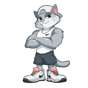 Gym Cat V3 Vinyl Car Decal Sticker – Waterproof & UV-Resistant 3.4133333333333336" Gym Cat V3 Vinyl Car Decal Sticker – Waterproof & UV-Resistant 3.4133333333333336"