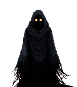 Large Black Ghost Vinyl Car Decal Sticker – Waterproof & UV-Resistant 3.8