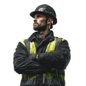 Heroic Construction Worker V4 Vinyl Car Decal Sticker – Waterproof & UV-Resistant 6.826666666666667"