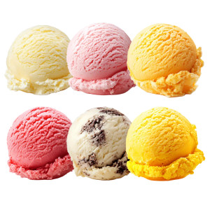 Colorful Ice Cream Scoops V2 Vinyl Car Decal Sticker – Waterproof & UV-Resistant 6.826666666666667"