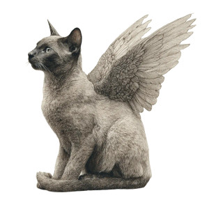 Winged Cat Sketch Vinyl Car Decal Sticker – Waterproof & UV-Resistant 3.4133333333333336" Winged Cat Sketch Vinyl Car Decal Sticker – Waterproof & UV-Resistant 3.4133333333333336"