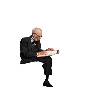 Old Man Working Vinyl Car Decal Sticker – Waterproof & UV-Resistant 3.4133333333333336"