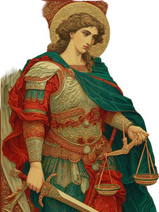 Saint Michael Icon Vinyl Car Decal Sticker – Waterproof & UV-Resistant 8.213333333333333" Saint Michael Icon Vinyl Car Decal Sticker – Waterproof & UV-Resistant 8.213333333333333"