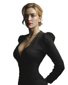 Kate Winslet Portrait Vinyl Car Decal Sticker – Waterproof & UV-Resistant 4.0"
