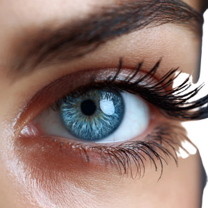 Blue Eye Macro Vinyl Car Decal Sticker – Waterproof & UV-Resistant 3.4133333333333336"