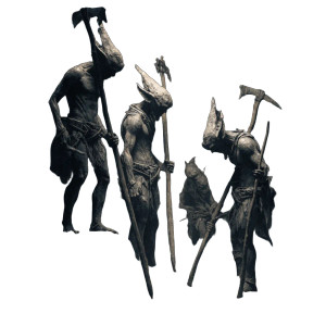 Tribal Stone Gnomes Vinyl Car Decal Sticker – Waterproof & UV-Resistant 3.4133333333333336"