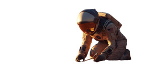 Astronaut On Mars V20 Vinyl Car Decal Sticker – Waterproof & UV-Resistant 5.4