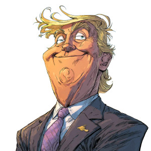 Crazy Trump Cartoon Vinyl Car Decal Sticker – Waterproof & UV-Resistant 3.4133333333333336" Crazy Trump Cartoon Vinyl Car Decal Sticker – Waterproof & UV-Resistant 3.4133333333333336"