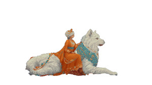 Anatolian Guardian Queen Vinyl Car Decal Sticker – Waterproof & UV-Resistant 2.72"