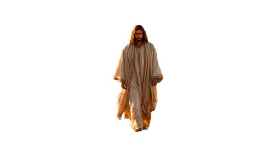 Divine Jesus Portrait V17 Vinyl Car Decal Sticker – Waterproof & UV-Resistant 2.72"
