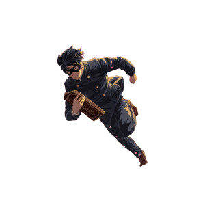 Anime Chase Scene Vinyl Car Decal Sticker – Waterproof & UV-Resistant 3.4133333333333336"