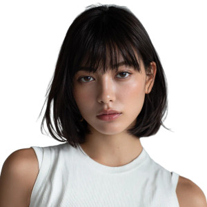 Japanese Woman Portrait V70 Vinyl Car Decal Sticker – Waterproof & UV-Resistant 6.826666666666667"