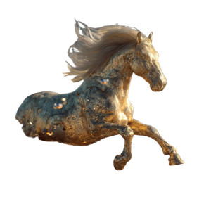 Golden Horse Running Vinyl Car Decal Sticker – Waterproof & UV-Resistant 3.4133333333333336" Golden Horse Running Vinyl Car Decal Sticker – Waterproof & UV-Resistant 3.4133333333333336"