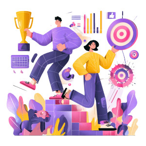 Celebrating Business Success V4 Vinyl Car Decal Sticker – Waterproof & UV-Resistant 6.826666666666667"