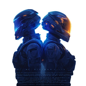 Futuristic Astronauts Duo Vinyl Car Decal Sticker – Waterproof & UV-Resistant 3.4133333333333336" Futuristic Astronauts Duo Vinyl Car Decal Sticker – Waterproof & UV-Resistant 3.4133333333333336"