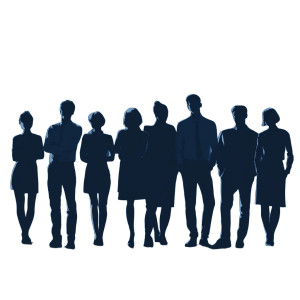 Startup Executives Silhouette Vinyl Car Decal Sticker – Waterproof & UV-Resistant 6.826666666666667"