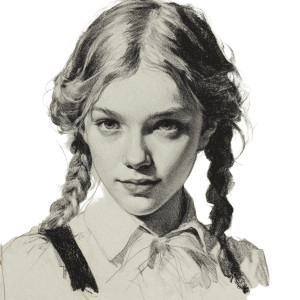 Girl V162 Vinyl Car Decal Sticker – Waterproof & UV-Resistant 3.4133333333333336"