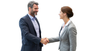 Car Deal Handshake Vinyl Car Decal Sticker – Waterproof & UV-Resistant 2.72"