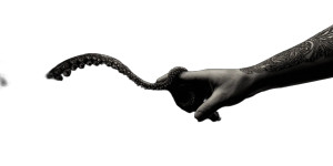 Tattooed Tentacle Encounter Vinyl Car Decal Sticker – Waterproof & UV-Resistant 5.12"