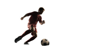 Asian Football Action Vinyl Car Decal Sticker – Waterproof & UV-Resistant 2.72"