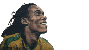 Ronaldinho Graffiti Vinyl Car Decal Sticker – Waterproof & UV-Resistant 5.4