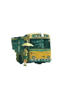 Girl With Umbrella V14 Vinyl Car Decal Sticker – Waterproof & UV-Resistant 4.1066666666666665"
