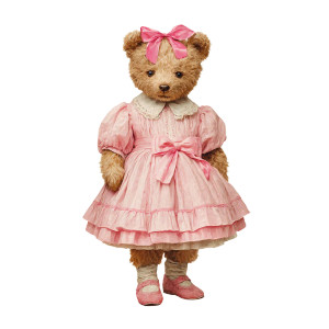 Polo Teddy Bear Vinyl Car Decal Sticker – Waterproof & UV-Resistant 3.4133333333333336"