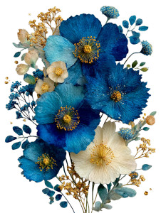 Vintage Botanical Flowers Vinyl Car Decal Sticker – Waterproof & UV-Resistant 8.213333333333333"