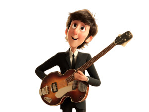 Pixar Paul Mccartney Vinyl Car Decal Sticker – Waterproof & UV-Resistant 6.1866666666666665"