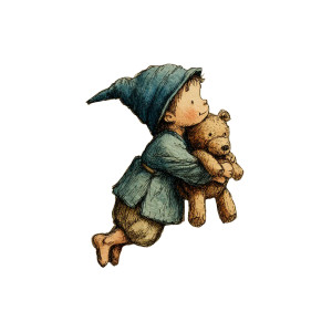 Child With Teddy V4 Vinyl Car Decal Sticker – Waterproof & UV-Resistant 3.4133333333333336" Child With Teddy V4 Vinyl Car Decal Sticker – Waterproof & UV-Resistant 3.4133333333333336"