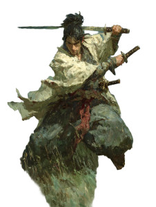 Ancient Japanese Swordsman Vinyl Car Decal Sticker – Waterproof & UV-Resistant 4.1066666666666665" Ancient Japanese Swordsman Vinyl Car Decal Sticker – Waterproof & UV-Resistant 4.1066666666666665"