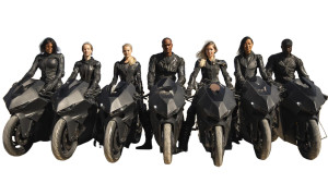 Futuristic Biker Group Vinyl Car Decal Sticker – Waterproof & UV-Resistant 5.4