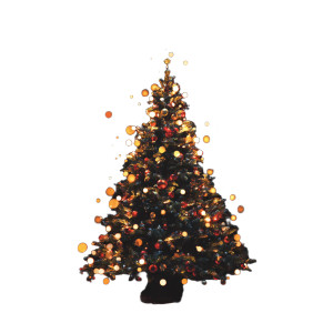 Christmas Tree Lights V2 Vinyl Car Decal Sticker – Waterproof & UV-Resistant 3.4133333333333336"