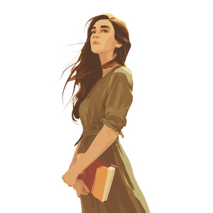 Desert Reader V2 Vinyl Car Decal Sticker – Waterproof & UV-Resistant 3.4133333333333336"