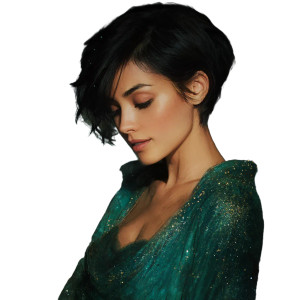 Dreamy Emerald Portrait Vinyl Car Decal Sticker – Waterproof & UV-Resistant 3.4133333333333336" Dreamy Emerald Portrait Vinyl Car Decal Sticker – Waterproof & UV-Resistant 3.4133333333333336"