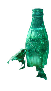 Vintage Sparkly Bottle Vinyl Car Decal Sticker – Waterproof & UV-Resistant 9.706666666666667"
