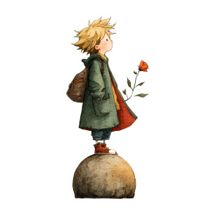 Dreamy Stargazing Boy Vinyl Car Decal Sticker – Waterproof & UV-Resistant 6.826666666666667"