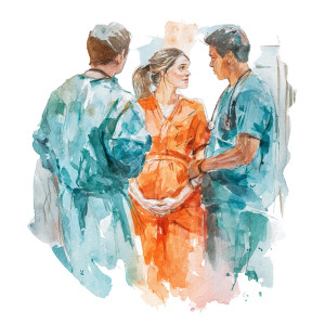 Pregnant Prisoner Care Vinyl Car Decal Sticker – Waterproof & UV-Resistant 3.4133333333333336"