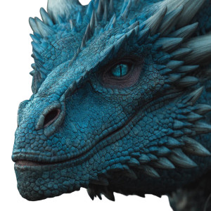 Blue Dragon Stare Vinyl Car Decal Sticker – Waterproof & UV-Resistant 6.826666666666667" Blue Dragon Stare Vinyl Car Decal Sticker – Waterproof & UV-Resistant 6.826666666666667"