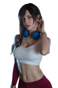 Tifa Lockhart Portrait V6 Vinyl Car Decal Sticker – Waterproof & UV-Resistant 4.4