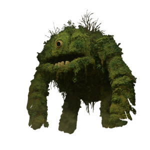 Mossy Hunchback Entity Vinyl Car Decal Sticker – Waterproof & UV-Resistant 3.4133333333333336"