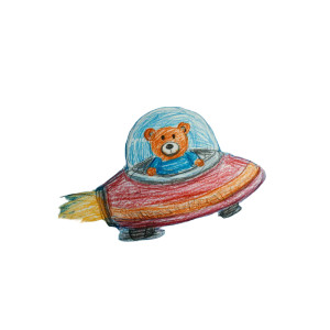 Space Bear Drawing Vinyl Car Decal Sticker – Waterproof & UV-Resistant 6.826666666666667" Space Bear Drawing Vinyl Car Decal Sticker – Waterproof & UV-Resistant 6.826666666666667"