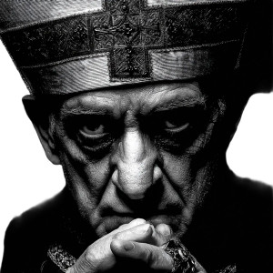 Sinister Pope Vinyl Car Decal Sticker – Waterproof & UV-Resistant 3.4133333333333336"