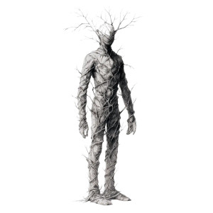 Tree Man Vinyl Car Decal Sticker – Waterproof & UV-Resistant 3.4133333333333336"