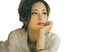 Thoughtful Japanese Woman V5 Vinyl Car Decal Sticker – Waterproof & UV-Resistant 2.72"