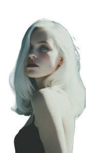 Commanding Beauty Portrait Vinyl Car Decal Sticker – Waterproof & UV-Resistant 9.706666666666667"