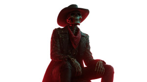 Skeletal Cowboy Specter Vinyl Car Decal Sticker – Waterproof & UV-Resistant 5.4