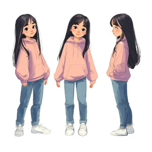 Korean-American Girl Vinyl Car Decal Sticker – Waterproof & UV-Resistant 3.4133333333333336" Korean-American Girl Vinyl Car Decal Sticker – Waterproof & UV-Resistant 3.4133333333333336"