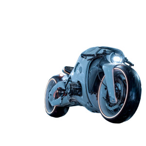 Futuristic Motorcycle V6 Vinyl Car Decal Sticker – Waterproof & UV-Resistant 3.4133333333333336"